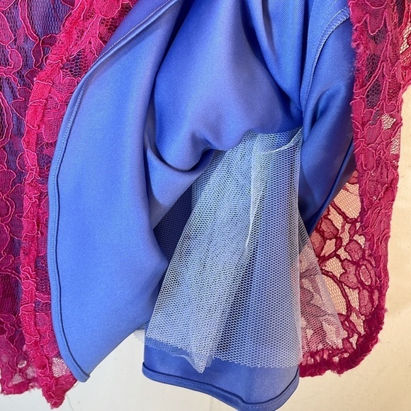 NWT. Adrianna Papell Hailey 4 Floral Lace Fit & Flare Dress. - Picture 8 of 13